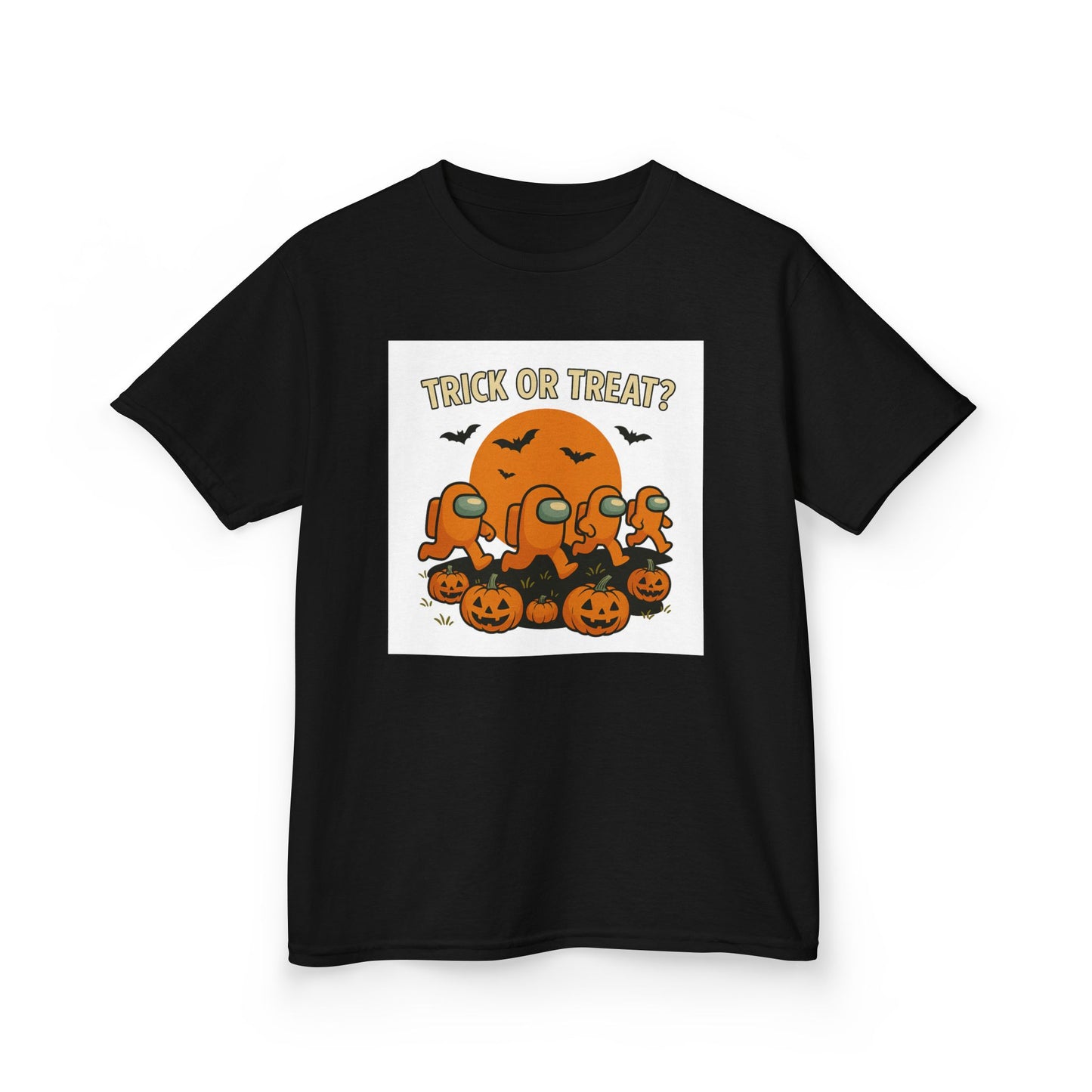 Halloween Kids Tee - Trick or Treat Shirt, Kids Halloween Costume, Spooky Fun Shirt, Autumn Playwear, Halloween Party T-Shirt