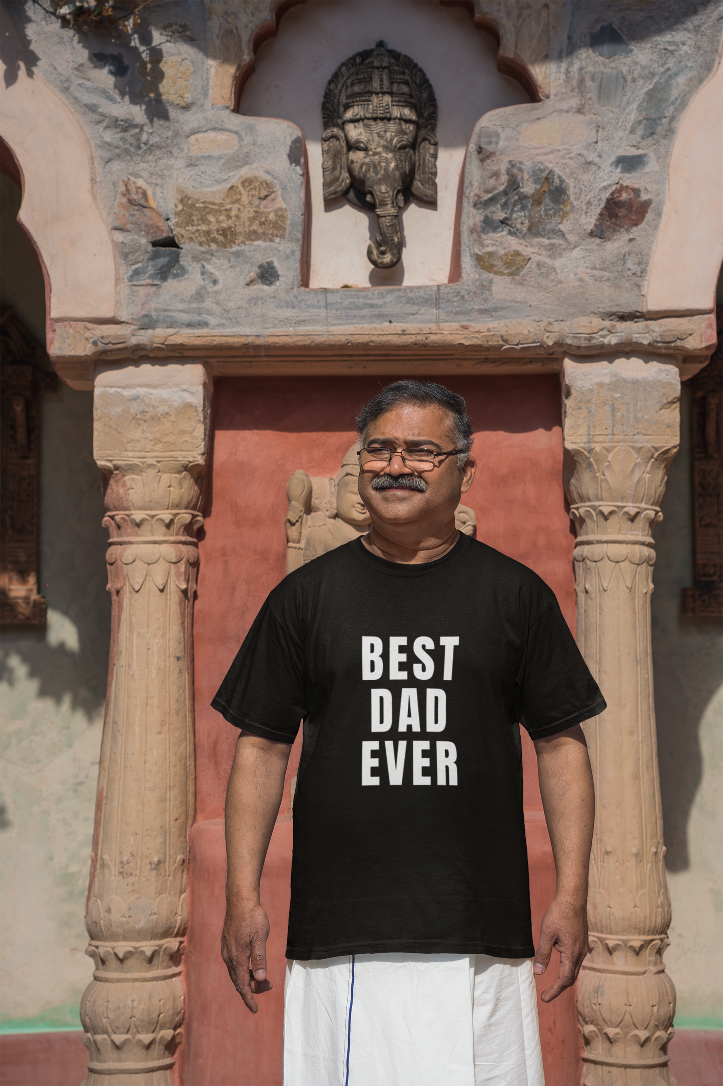 Best Dad Ever Tee | Unisex Heavy Cotton T-Shirt for Father's Day, Gift for Dad, Casual Wear, Birthday Gift, Everyday Comfort