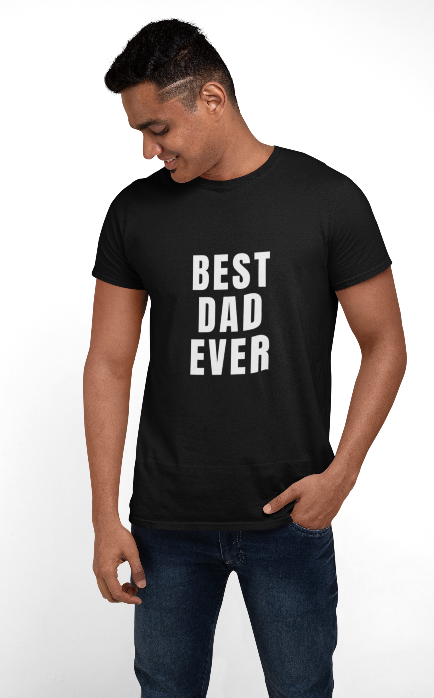 Best Dad Ever Tee | Unisex Heavy Cotton T-Shirt for Father's Day, Gift for Dad, Casual Wear, Birthday Gift, Everyday Comfort