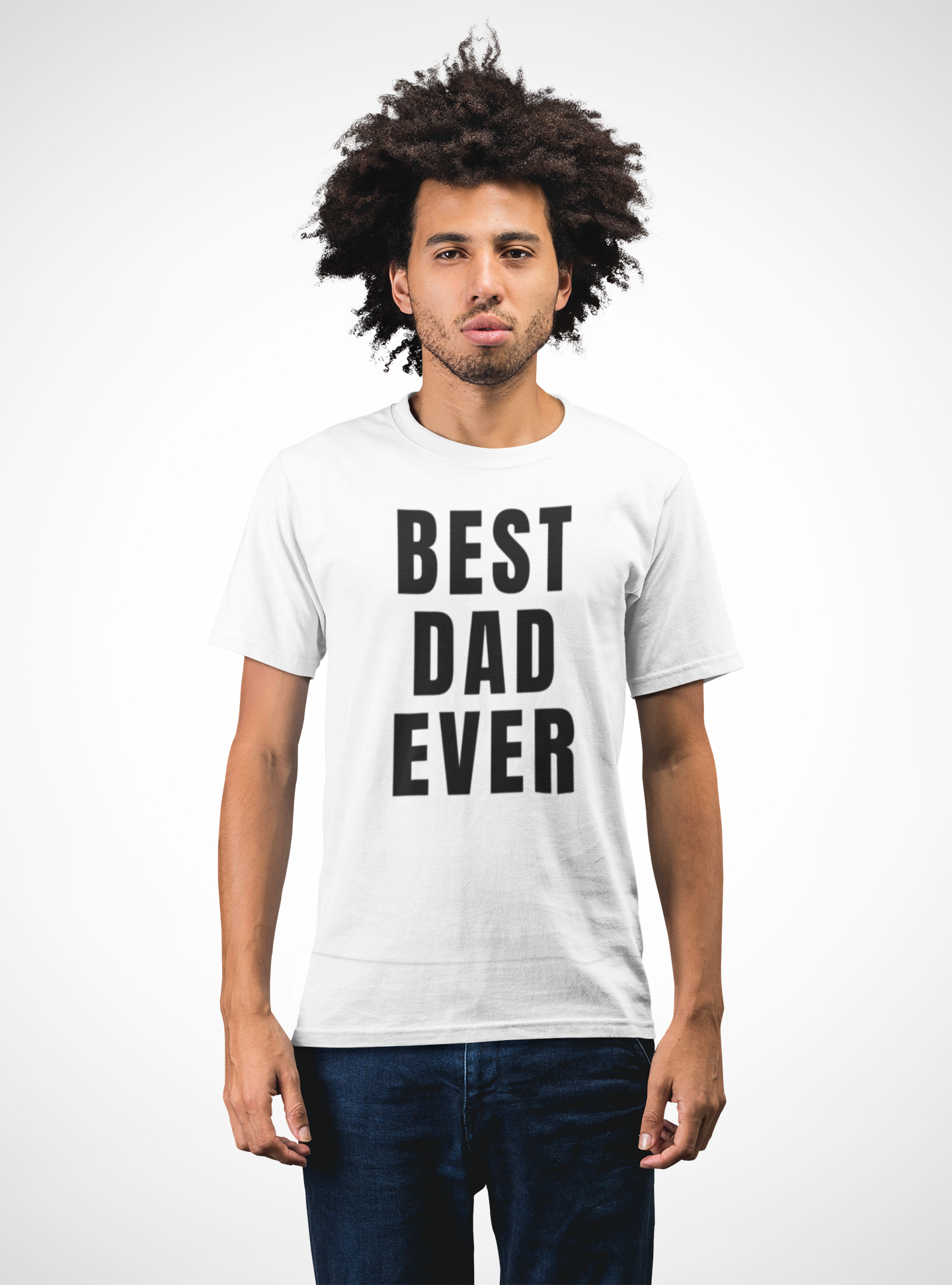 Best Dad Ever Unisex Heavy Cotton Tee, Father's Day Gift, Casual Top, Dad Apparel, Gift for Him, Dad T-Shirt
