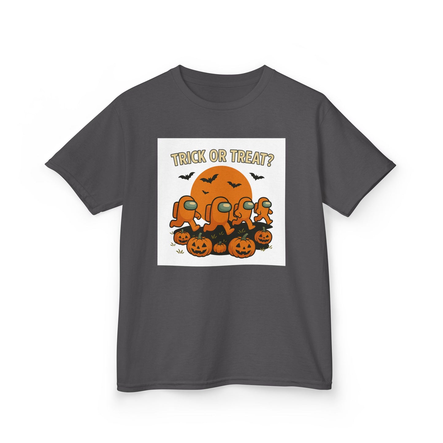 Halloween Kids Tee - Trick or Treat Shirt, Kids Halloween Costume, Spooky Fun Shirt, Autumn Playwear, Halloween Party T-Shirt