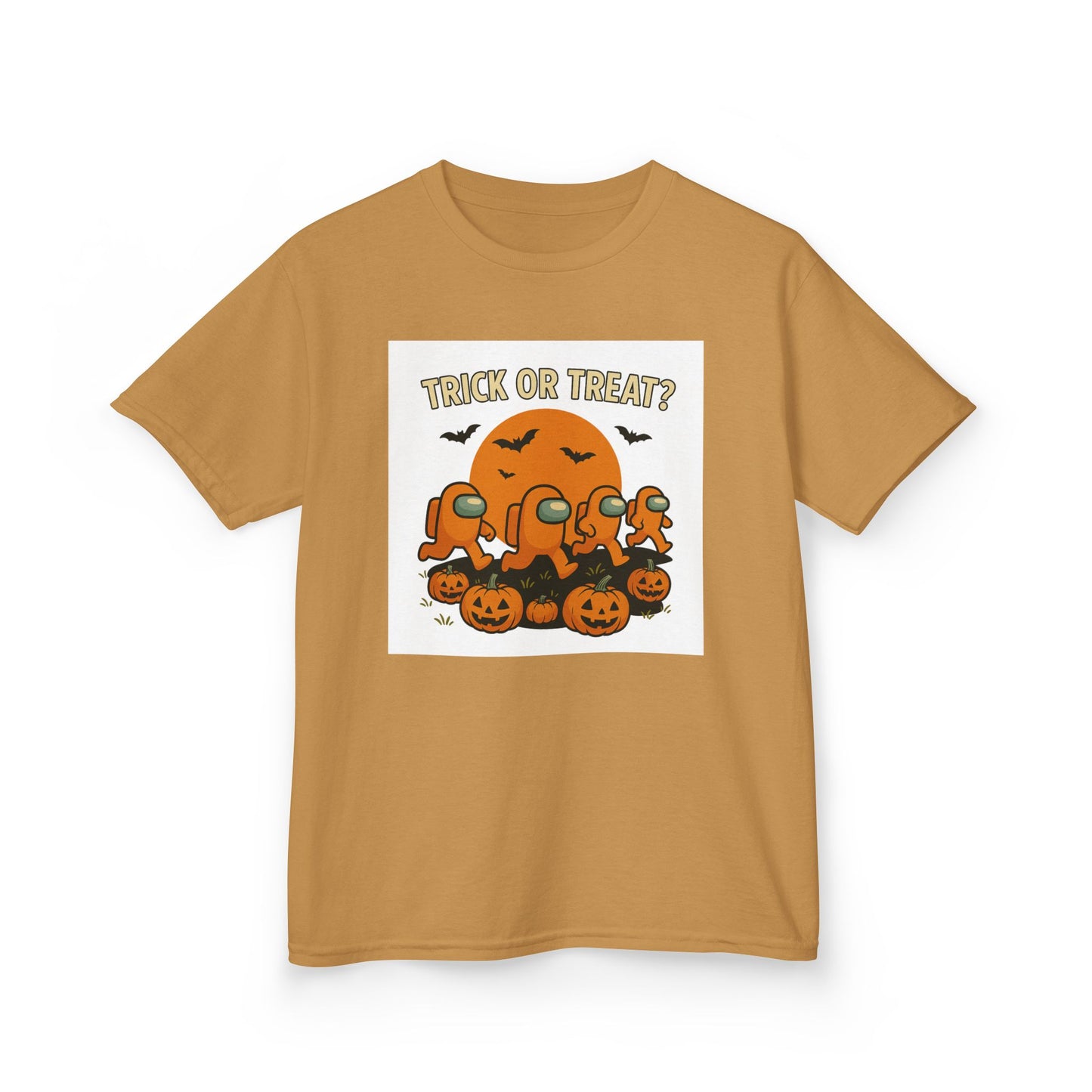 Halloween Kids Tee - Trick or Treat Shirt, Kids Halloween Costume, Spooky Fun Shirt, Autumn Playwear, Halloween Party T-Shirt