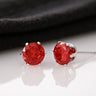 Red Cubic Zirconia Earrings-**Add-on item only