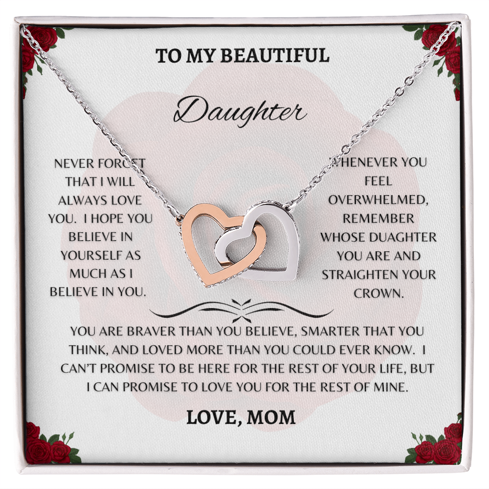 TO MY BEAUTIFUL DAUGHTER PENDANT