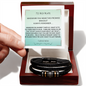 To My Man Braided Bracelet