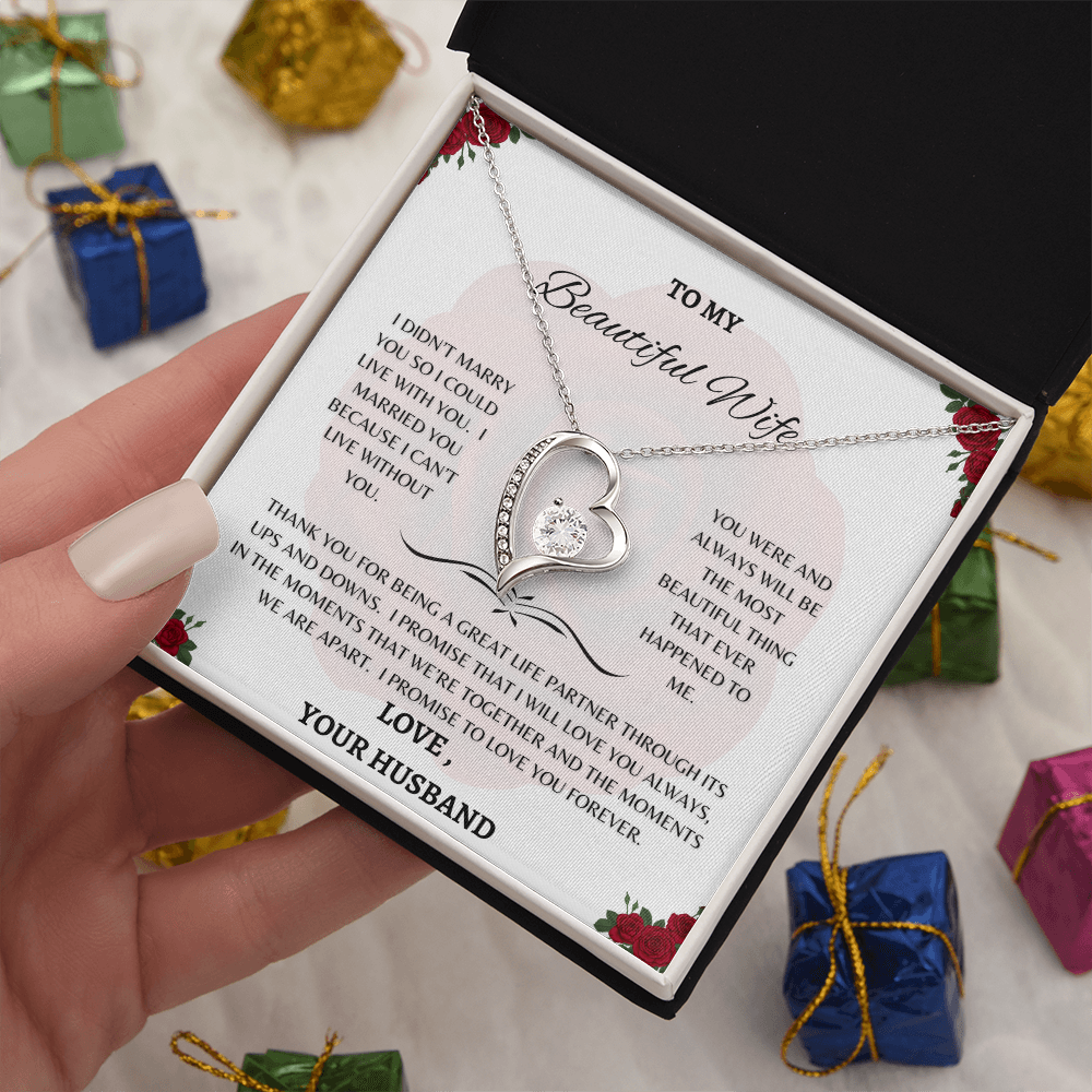 TO MY BEAUTIFUL WIFE PENDANT