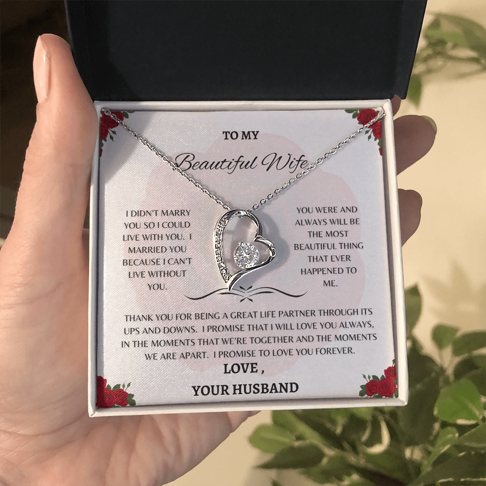TO MY BEAUTIFUL WIFE PENDANT