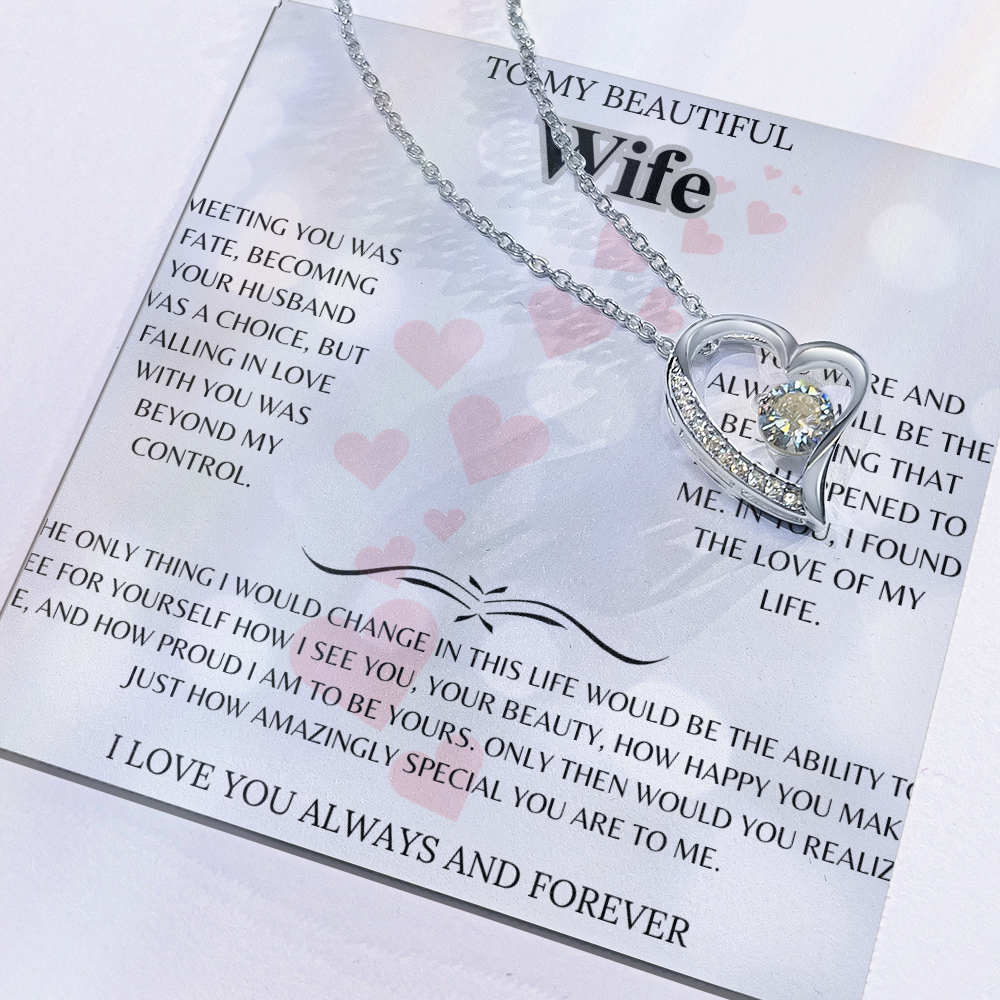BEAUTIFUL FOR MY WIFE PENDANT
