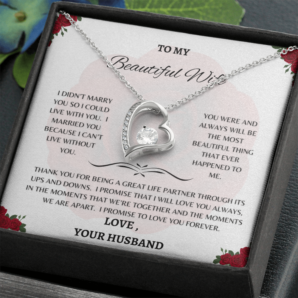 TO MY BEAUTIFUL WIFE PENDANT