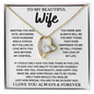 To My Beautiful Wife | Forever Love Necklace