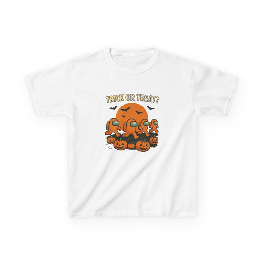 Halloween Kids Tee - Trick or Treat Shirt, Kids Halloween Costume, Spooky Fun Shirt, Autumn Playwear, Halloween Party T-Shirt