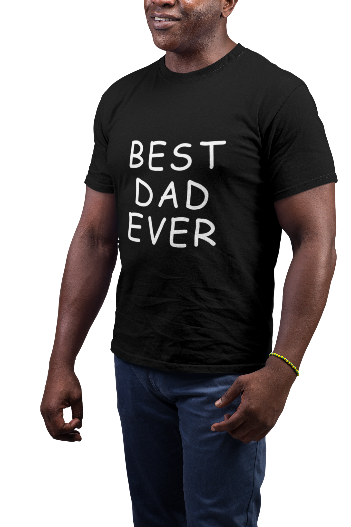 Best Dad Ever Unisex Heavy Cotton Tee, Father's Day Gift, Casual T-Shirt, Dad Humor Tee, Gift for Men, Comfortable Cotton Shirt
