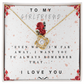 To My Girlfriend Pendant