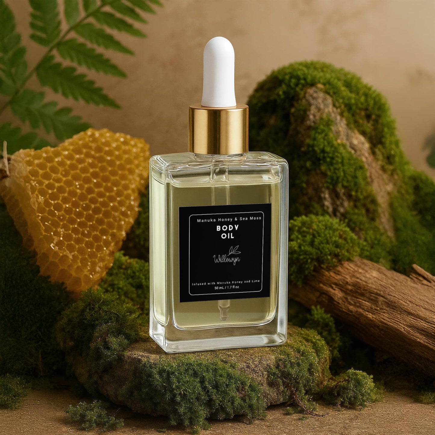 Willowyn Smooth Radiance Body Oil w/Manuka Honey & Sea Moss