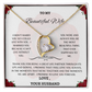 TO MY BEAUTIFUL WIFE PENDANT