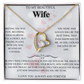 BEAUTIFUL FOR MY WIFE PENDANT