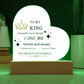 To My "KING" LED Acrylic